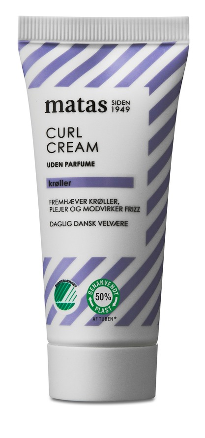Matas Striber Curl Cream Uden Parfume 30 ml, rejsestørrelse