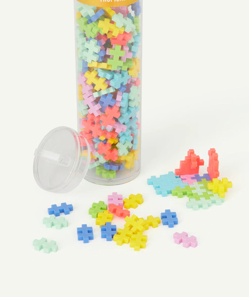 PLUS PLUSMÉGA TUBE TROPICAL JEU DE CONSTRUCTION 240 PIÈCES