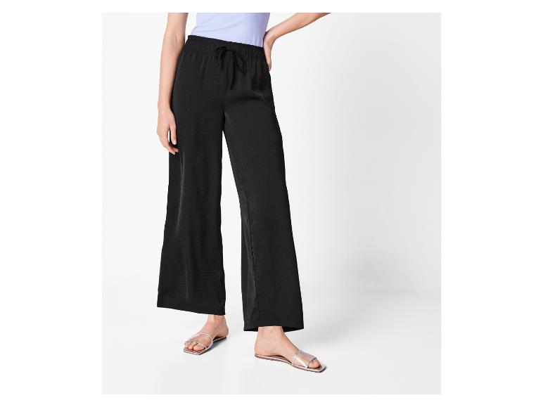 Dames broek satijnlook