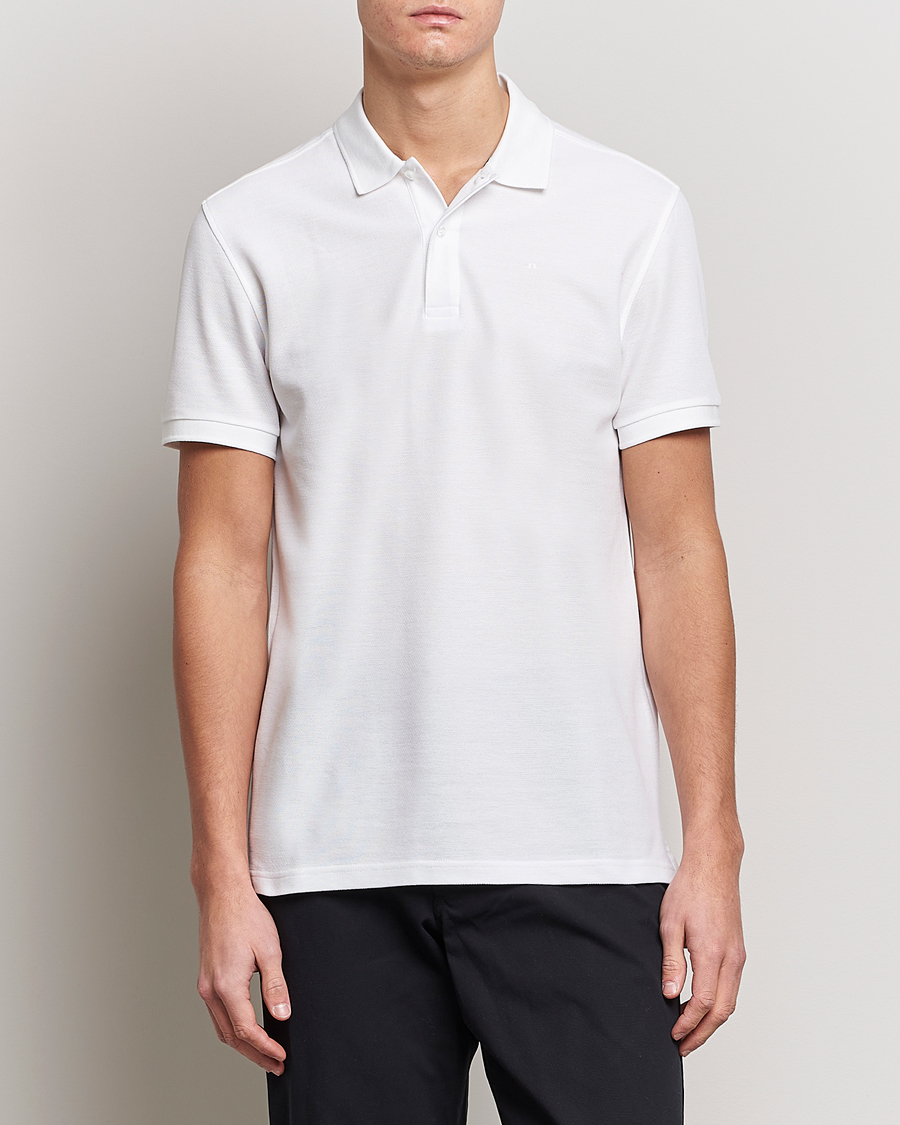J.Lindeberg Troy Polo Pique White
