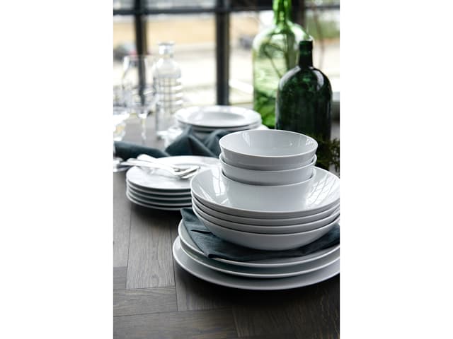 Pillivuyt Eventail Tallerken flad Dia 28 cm Hvid