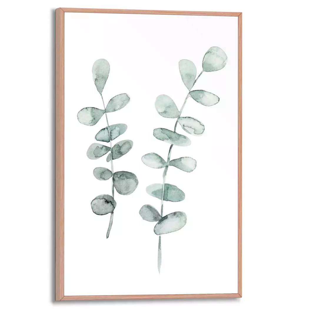 Wandbild 20 x 30 cm Eucalyptus Strings