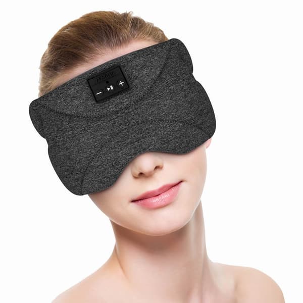 INF Sovehodetelefoner, Bluetooth-sovemaske Sort
