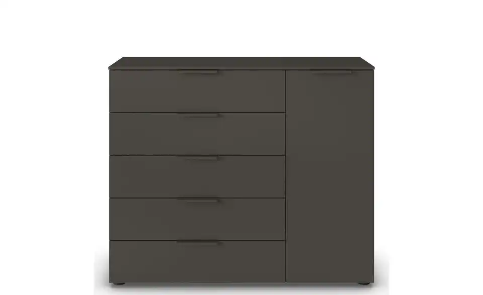Sideboard Graphit Graphit Front: Dekor, Oberboden: Dekor Graphit