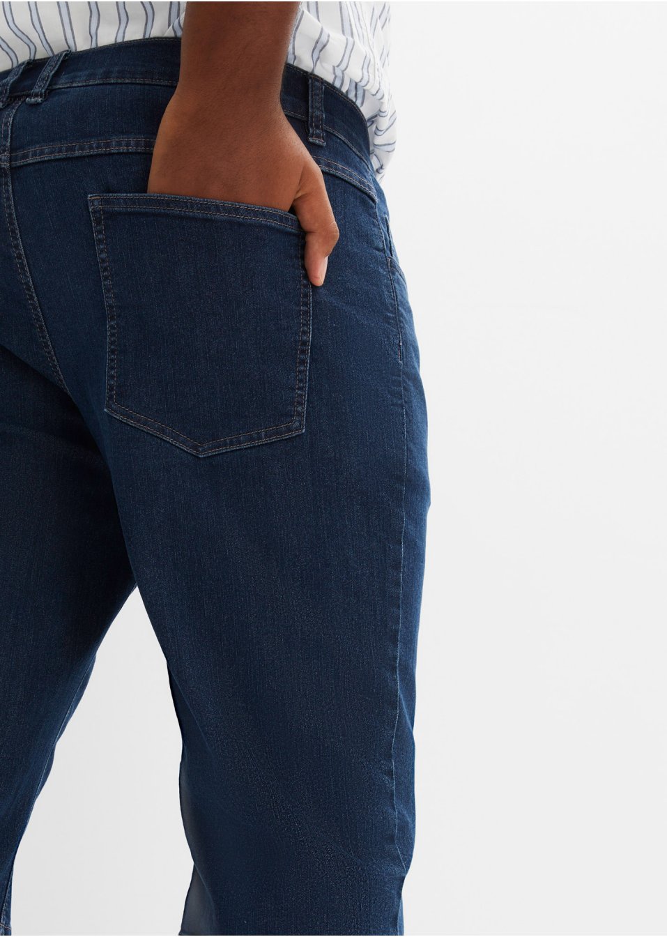 Lot de 2 bermudas longs en jean extensible, Regular Fit