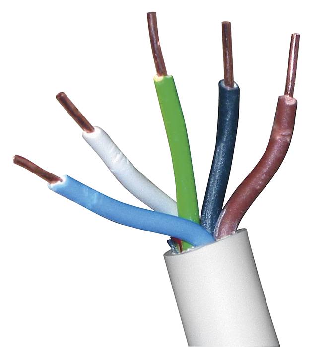 Installationskabel 5 x 1,5 mm² 50 m