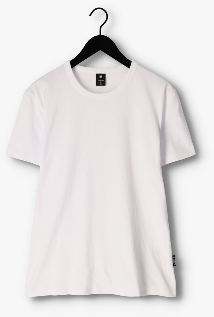 G-STAR RAW witte g-star raw t-shirt premium base r t