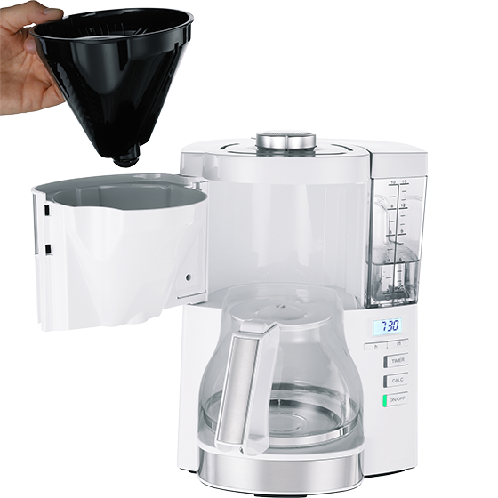 LOOK® Timer|Filterkaffeemaschine Weiß