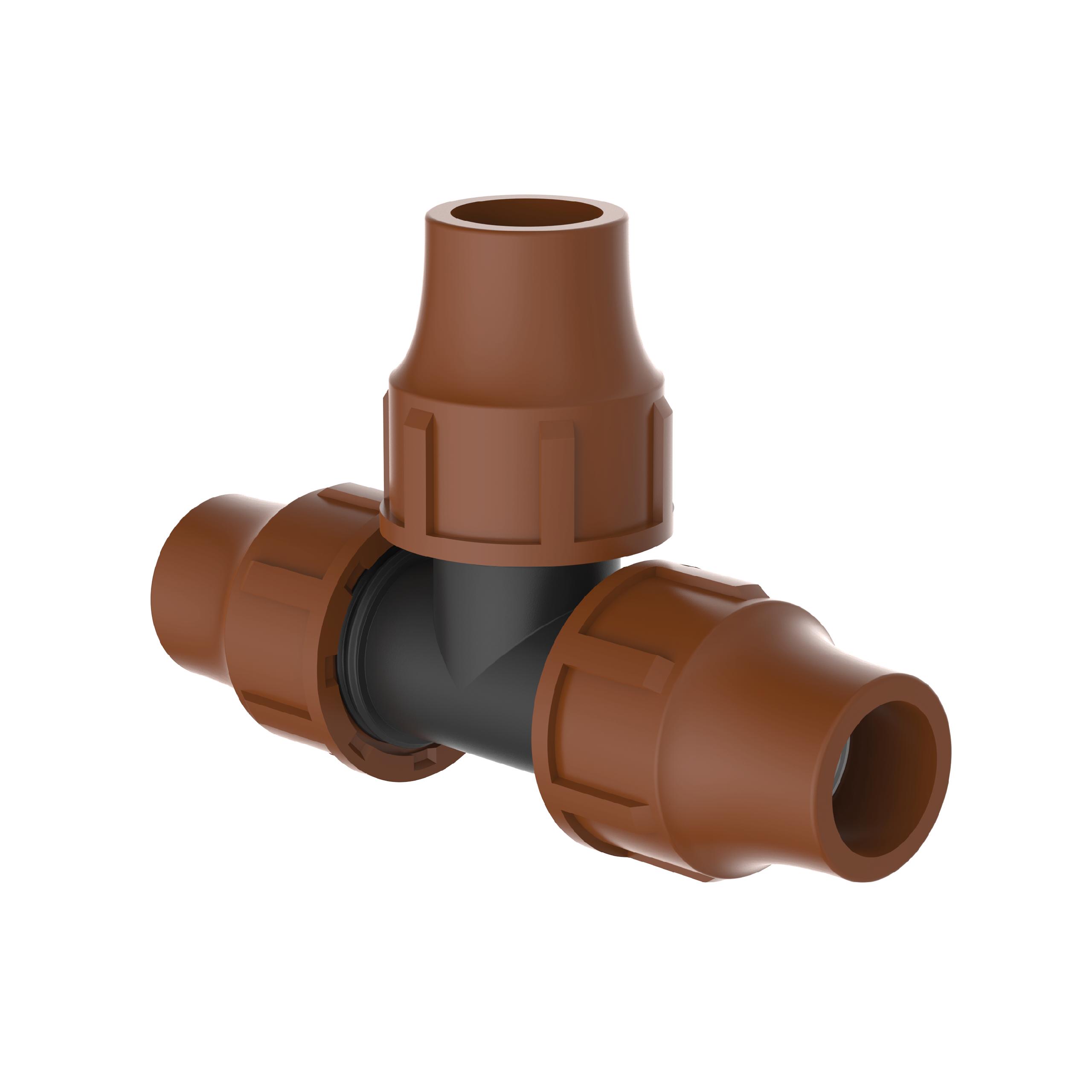 KIRCHHOFF T-Stück für Tröpfchenbewässerung, Schraubverbindung für Drip-Bewässerung, Gartenbewässerung Made in EU