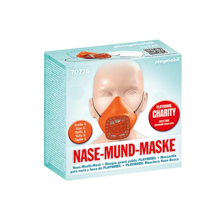 PLAYMOBIL® 70726 - Nase-Mund-Maske Größe s - orange