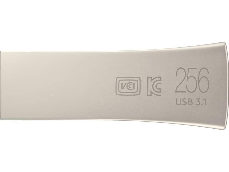 Samsung USB-Stick Bar Plus Silver 256 GB USB-Stick mit 256 GB Speicherkapazität und  Lesegeschwindigkeit