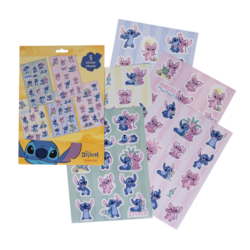 Stitch<br>Klistermærkesæt Lilo & Stitch