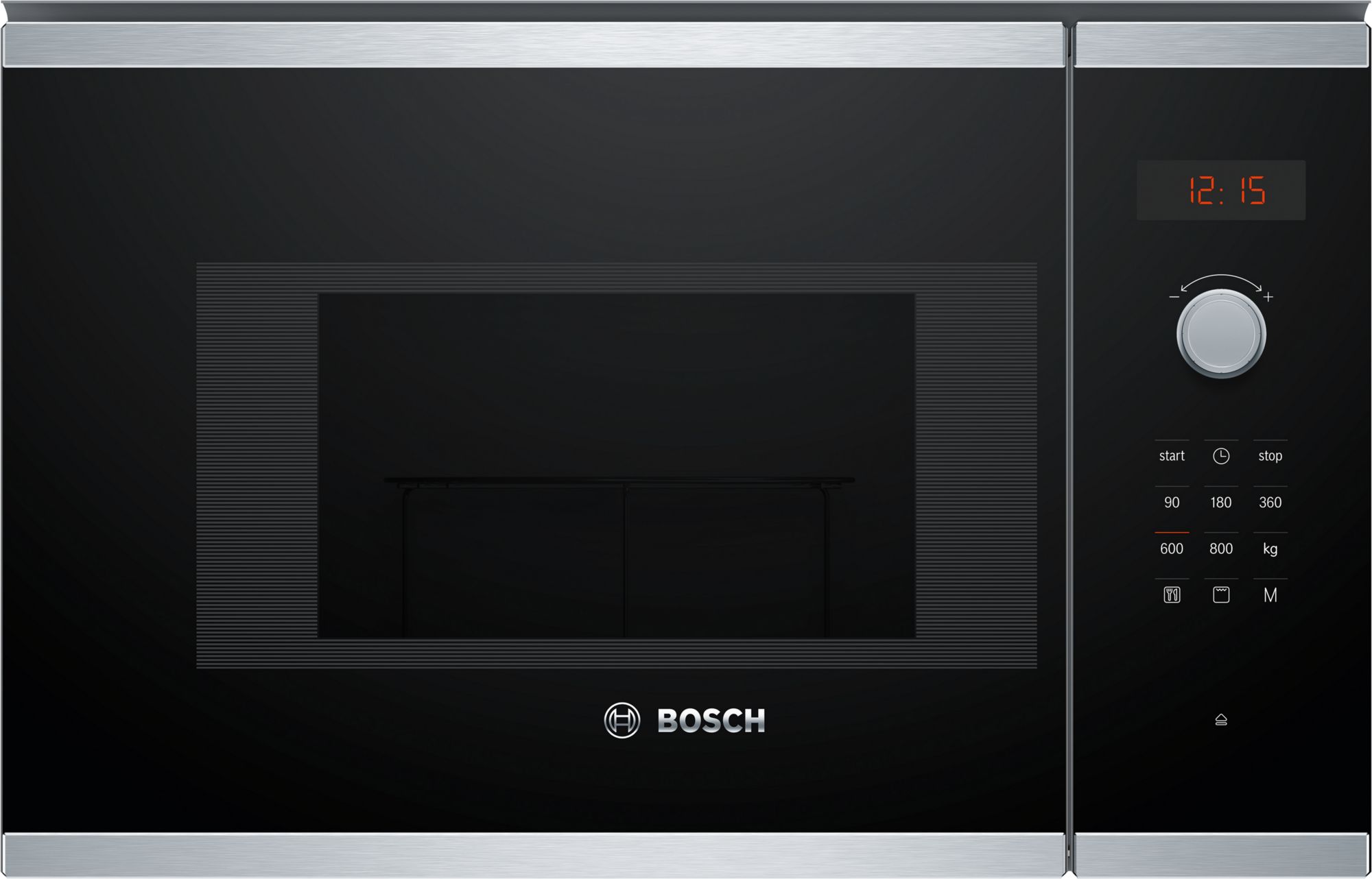 PRODUTO RECONDICIONADO # Micro-ondas de embutir Série 4 em aço inoxidável BEL523MS0-B