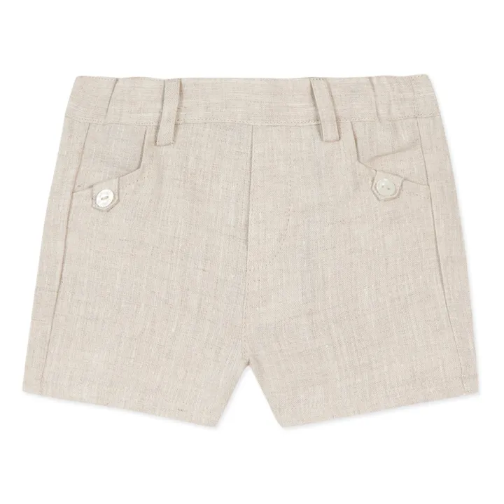 Tartine et Chocolat Short Cérémonie | Beige chiné