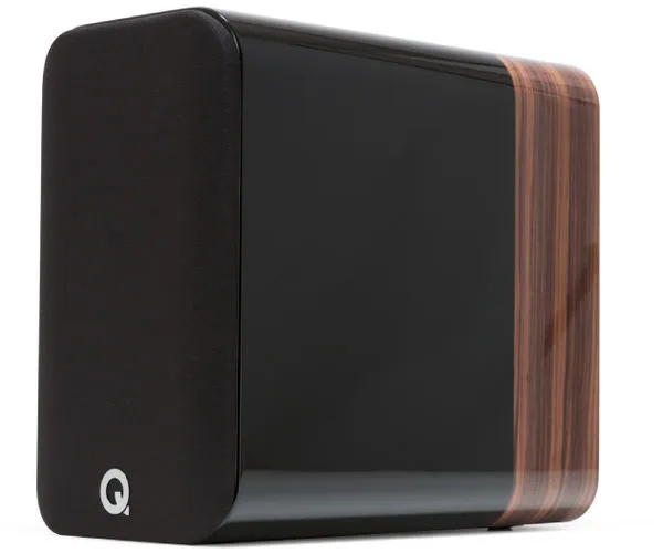 Q Acoustics Concept 300 Noir & Noyer (la paire) Enceintes bibliothèque