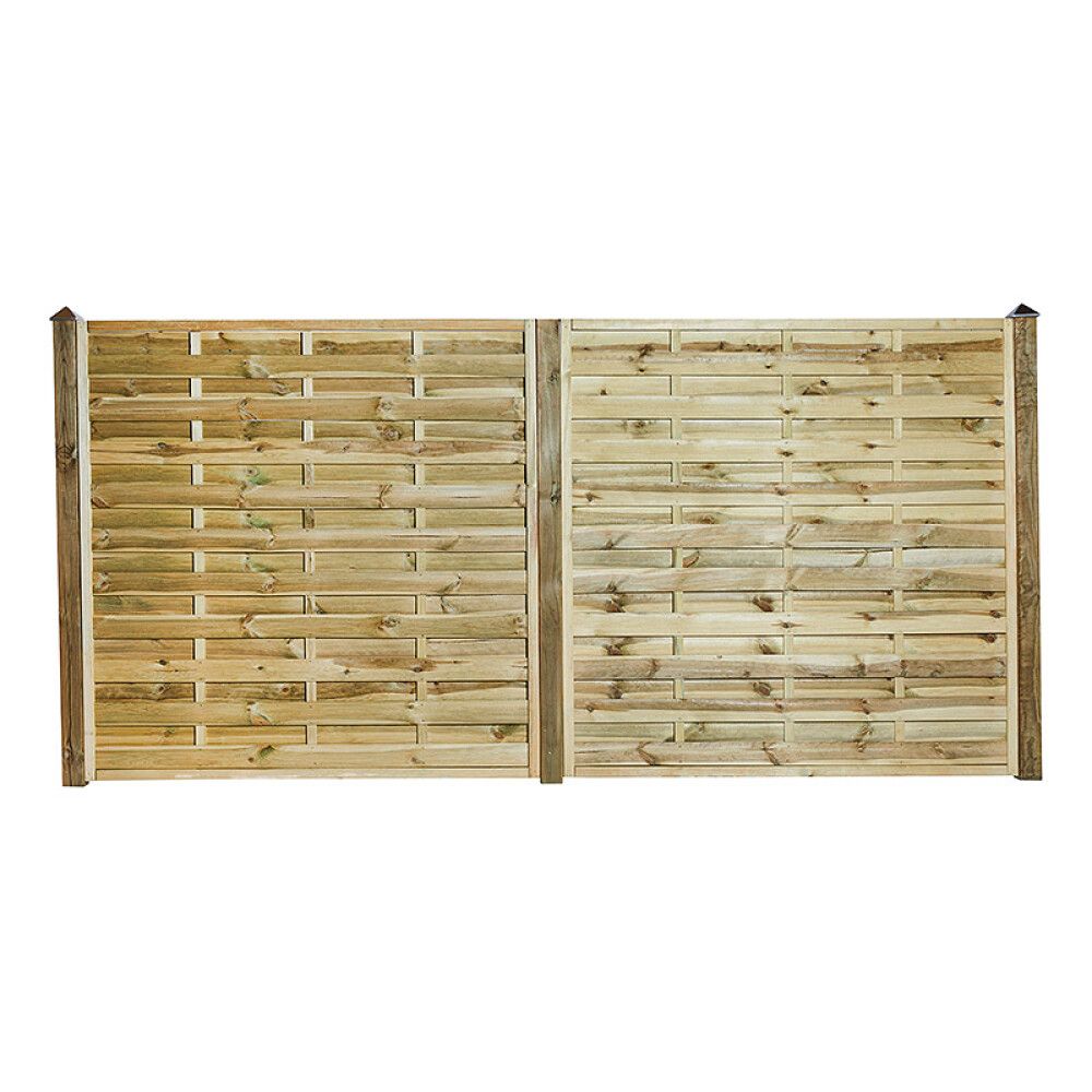 LEVEGG NORDIC FENCE SOLID TRYKKIMPREGNERT 180×180 CM