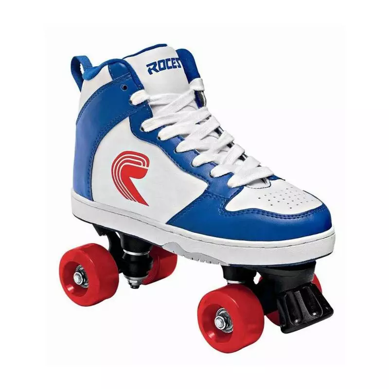 Roller quad ROCES hoop blanc/bleu
