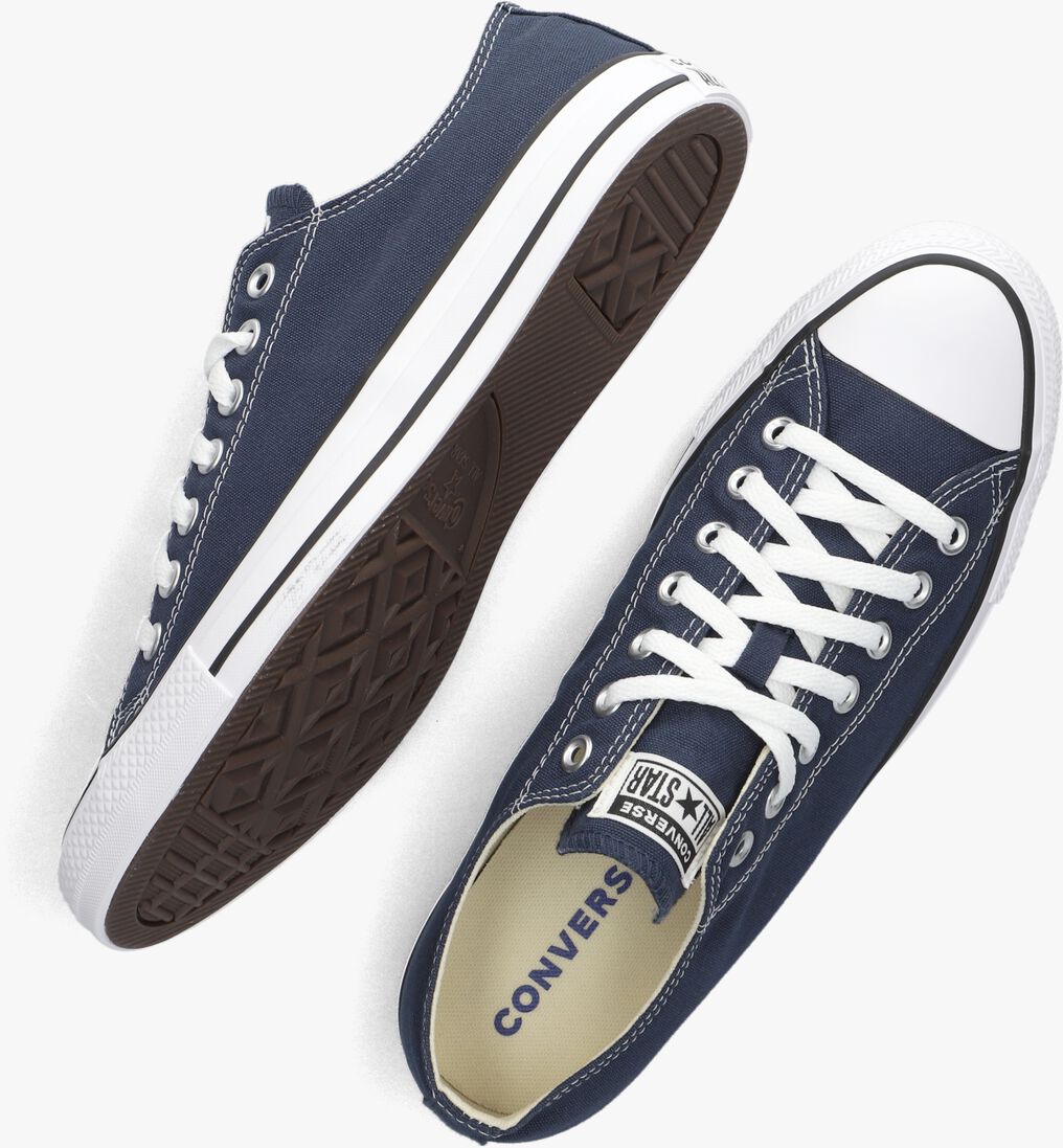 CONVERSE blauwe converse lage sneakers chuck taylor all star ox heren