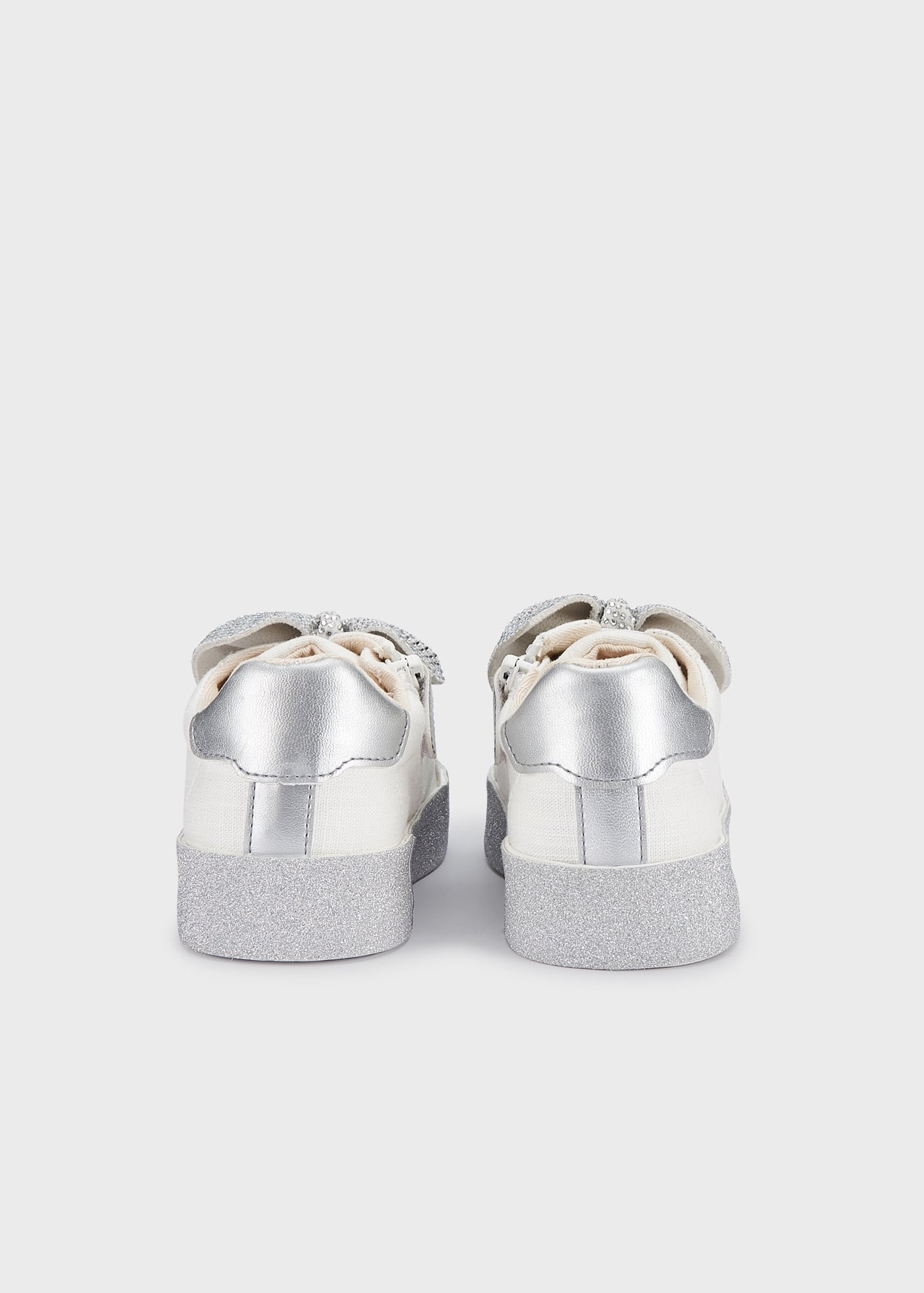 Tênis plataforma com glitter para meninas