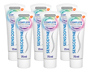 Sensodyne Complete Protection   Advanced Whitening Tandpasta Multiverpakking 6x75ML