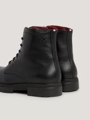Botas de couro TH Comfort com cadarço e repelentes à água