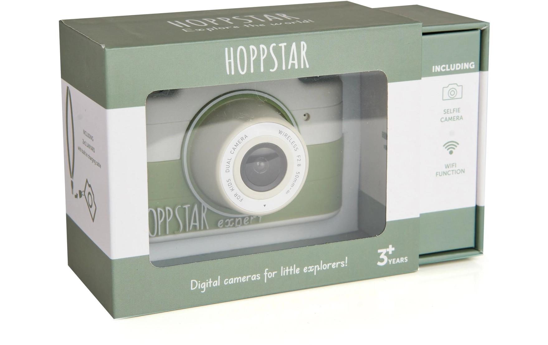 Kinderkamera Digitalkamera Hoppstar Expert Kids GrünMit Selfie- Kamera und Videokamera
