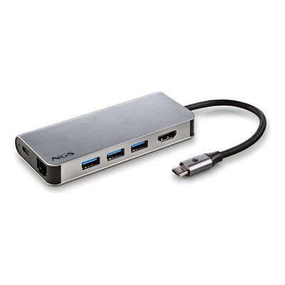 NGS WONDER DOCK 8 - Station d'accueil - USB-C - HDMI - 1GbE - USB 3.0
