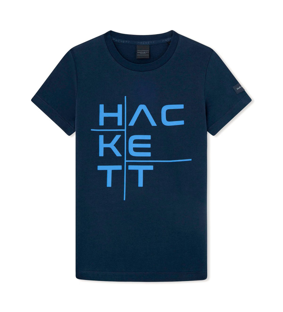 Camiseta Hackett Cationoc Graphic Navy