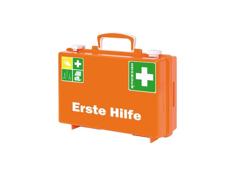 SÖHNGEN Erste-Hilfe-Koffer SN-CD, Orange, leer Erste-Hilfe-Koffer inklusive Wandhalterung