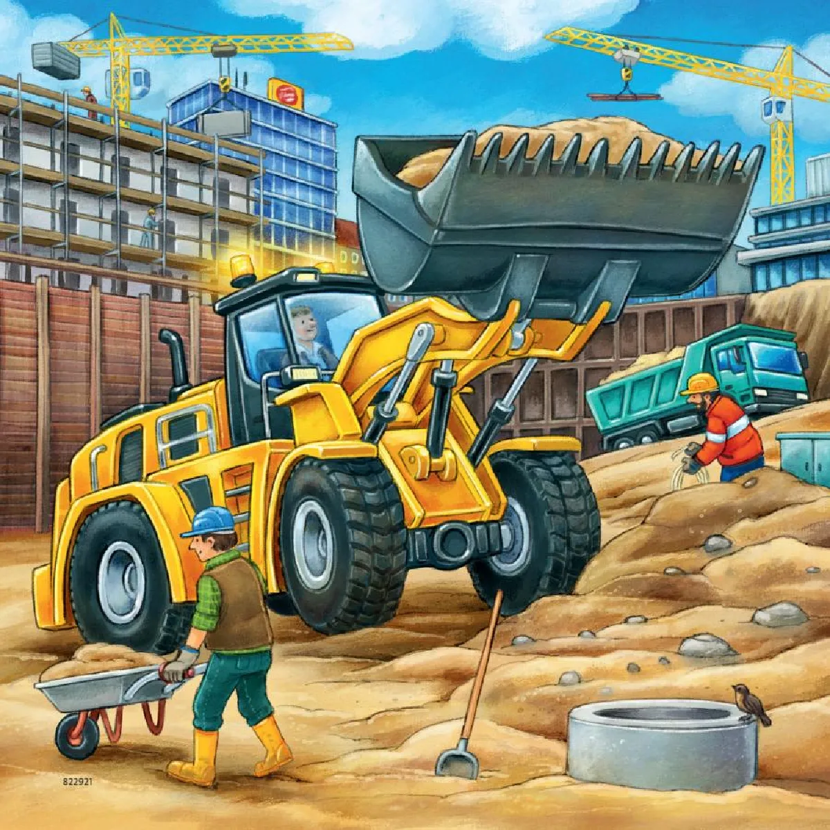 Ravensburger Puzzles 3x49 p - Grands véhicules