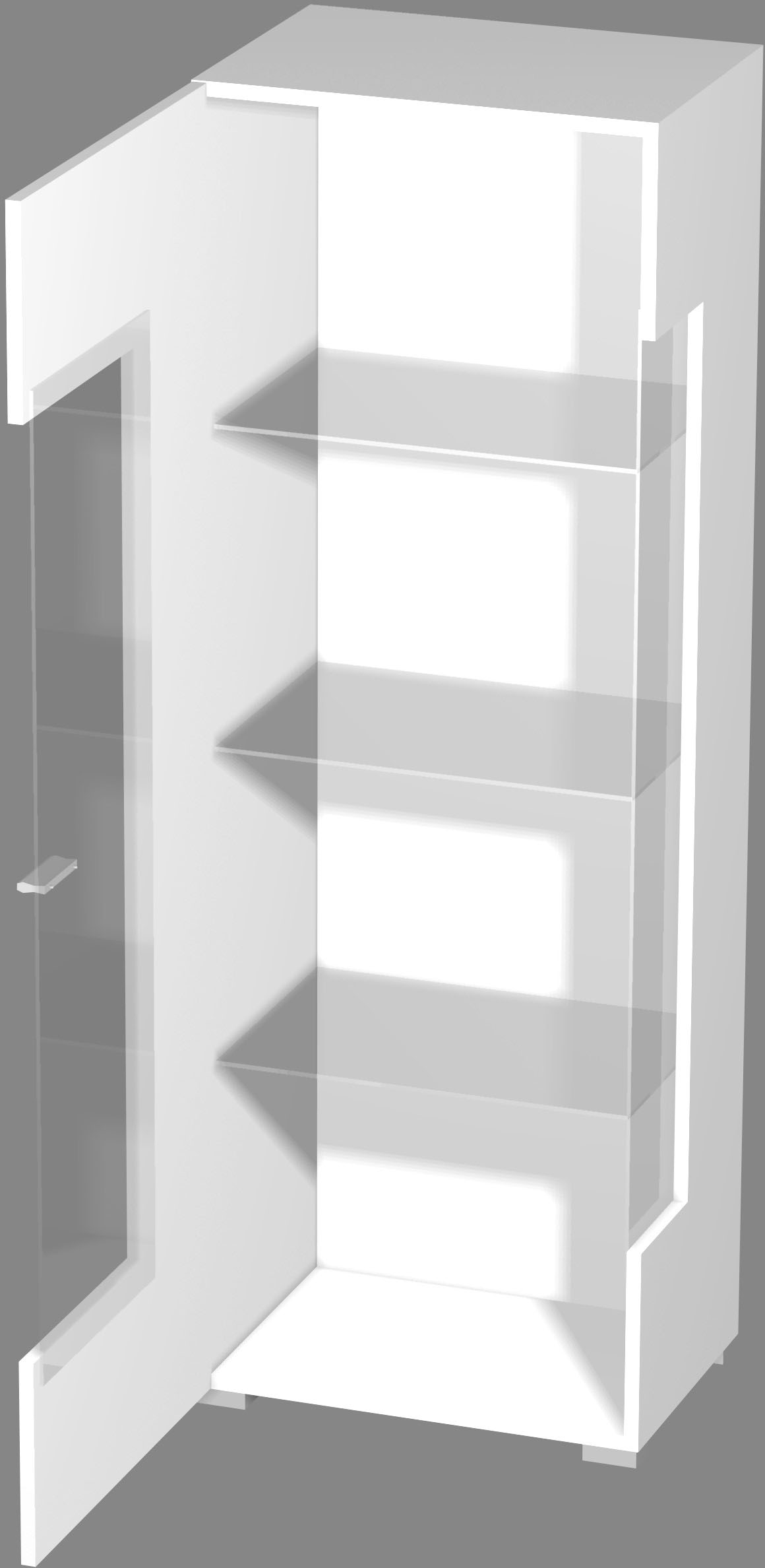 Höltkemeyer Vitrine »Happy« Standvitrine, Höhe 146 cm