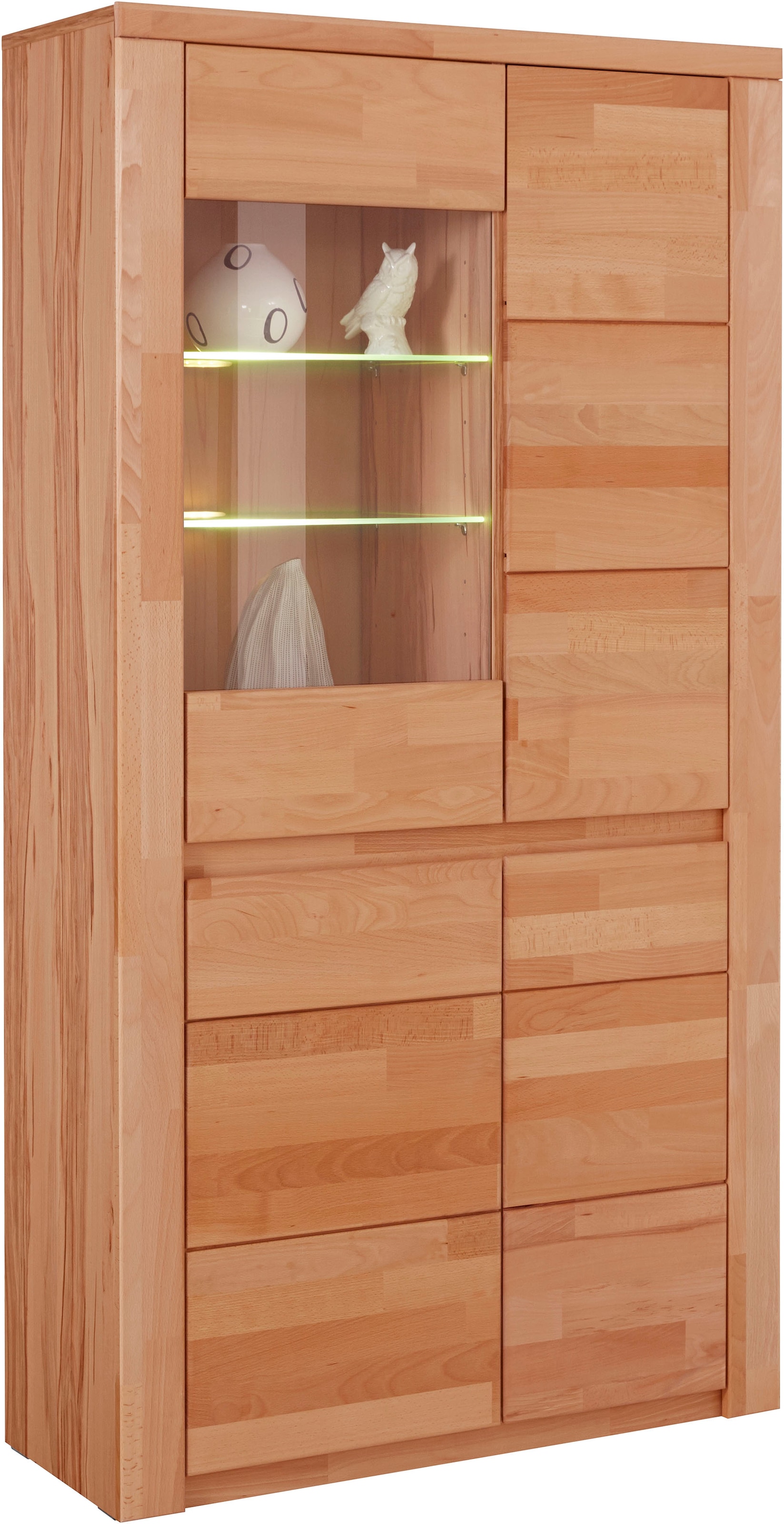 Home affaire Vitrine »Burani« grifflose Optik