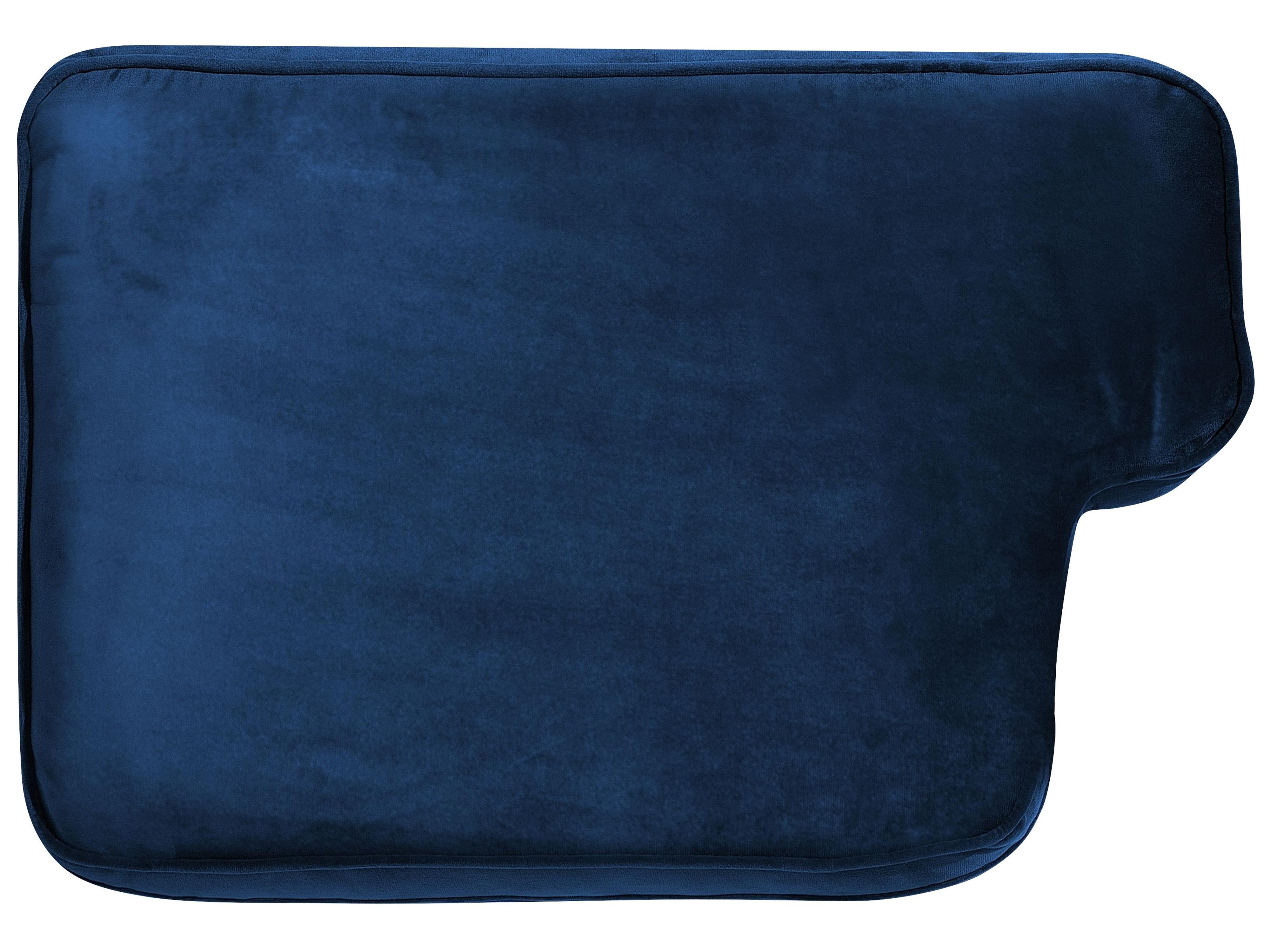 Bank 3-zits LOKKA Fluweel Marineblauw