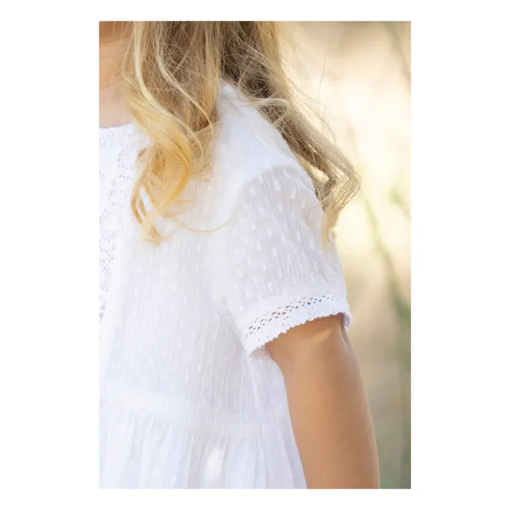 Tartine et Chocolat Robe Dentelle | Blanc