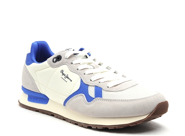 Pepe jeans basses homme brit heritage blanc