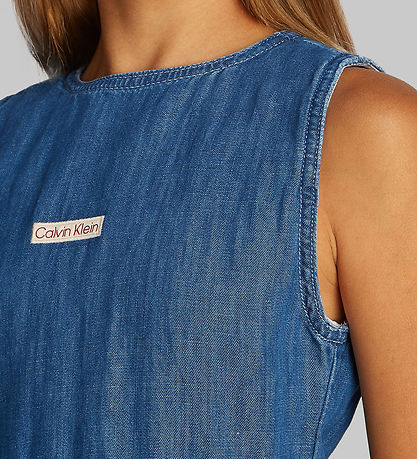 Calvin Klein Kleid - Denim - Mid Serenity Blue