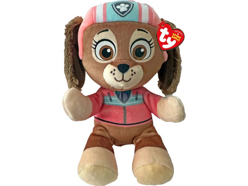 Ty Plüsch Paw Patrol Liberty 20 cm, Braun, Rosa Weiches Kuschelspielzeug