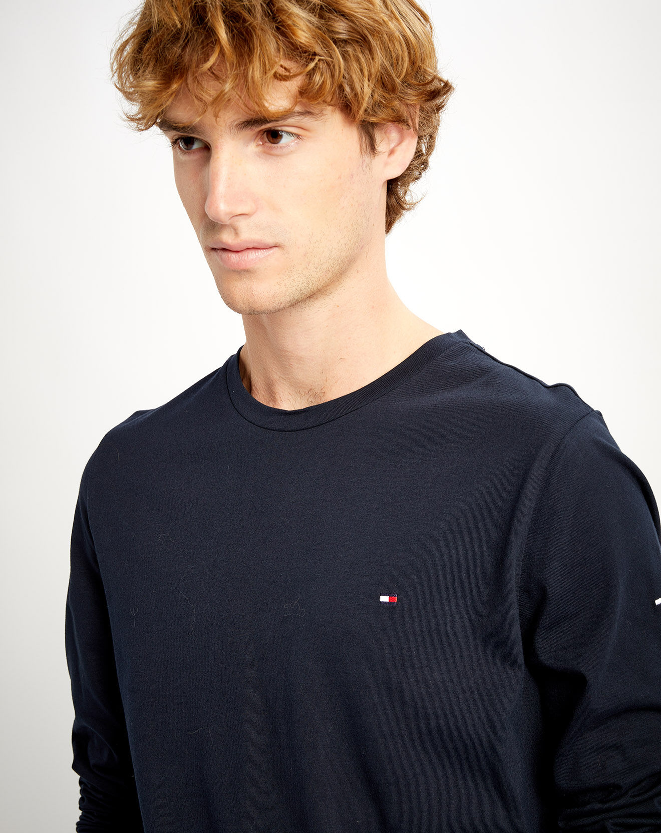 Tommy Hilfiger T-Shirt Logo Manches bleu marine
