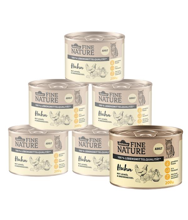 Dehner Fine Nature Nassfutter für Katzen