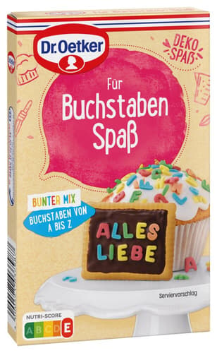 Dr. Oetker Für Buchstaben Spaß Bunter Mix