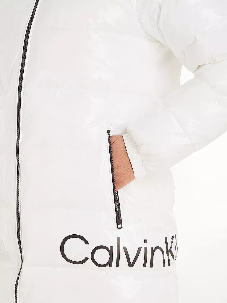 CALVIN KLEIN JEANS Steppmantel weiss