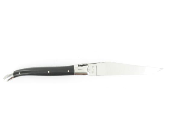 Laguiole 12 cm FRANC-MACON - Ebène - 2 mitres Couteau de poche par Laguiole en Aubrac