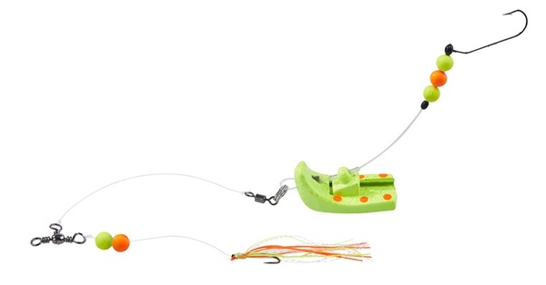 Balzer Montage Plattfisch Perchman jaune