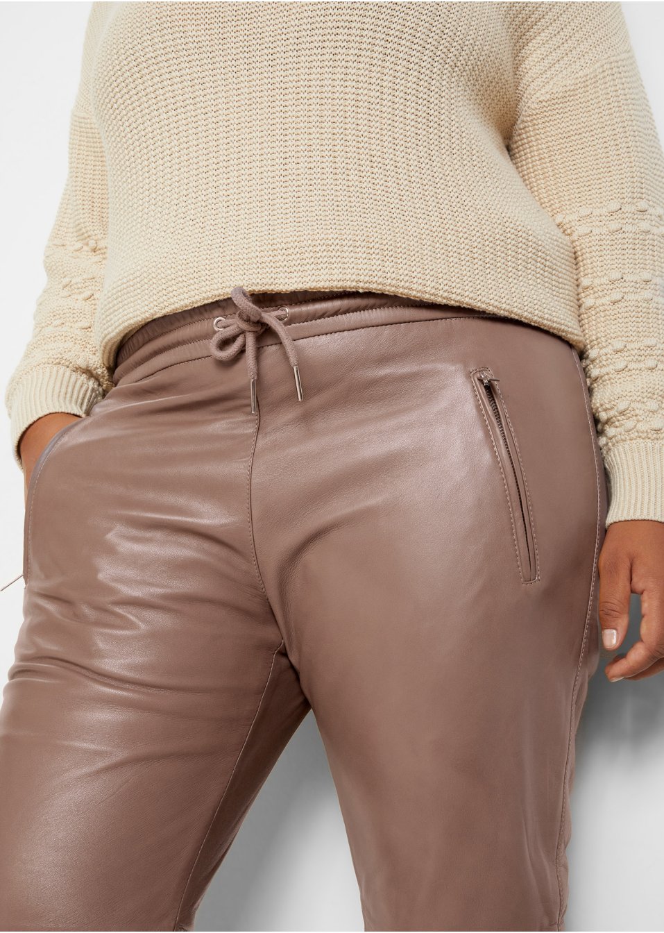 Pantalon en cuir