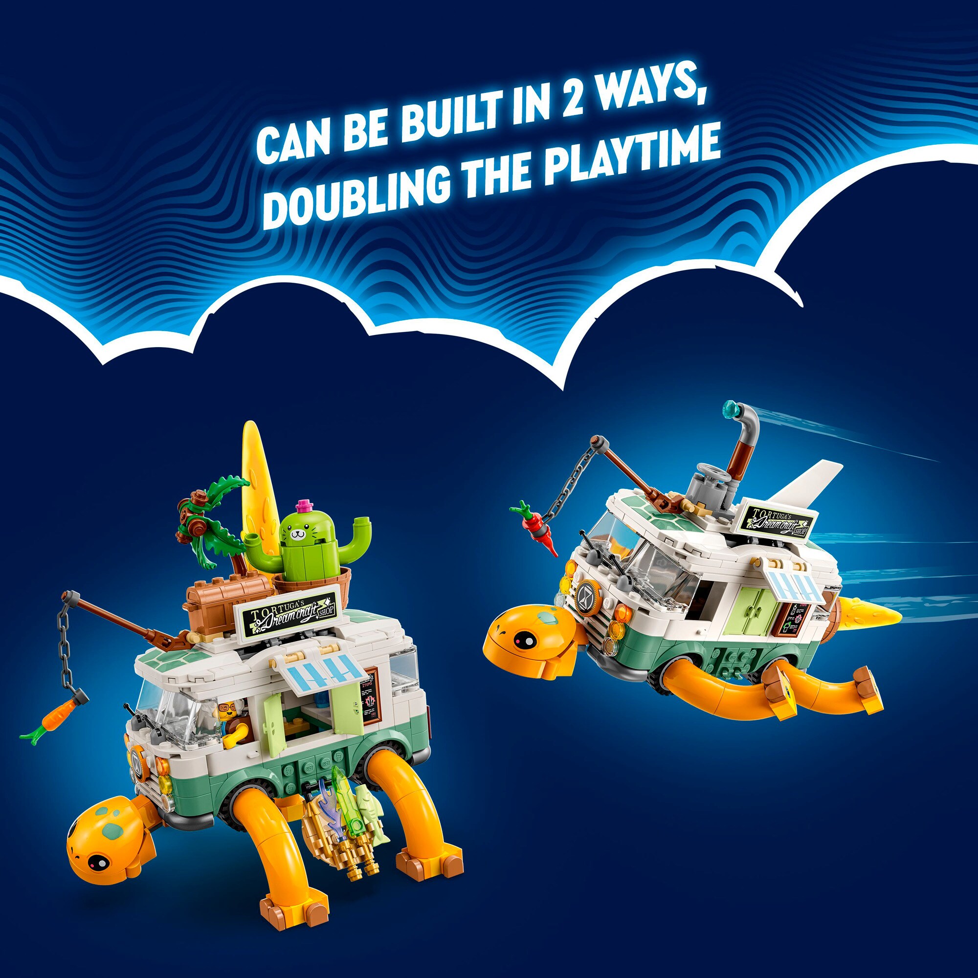 LEGO Konstruktionsspielzeug DREAMZzz Mrs. Castillos Schildkrötenbus