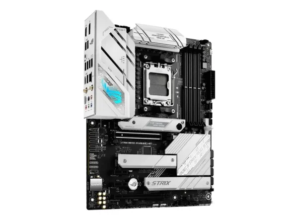 ASUS ROG STRIX B650-A GAMING WIFI - Bundkort - ATX - Socket AM5 - AMD B650 Chipset - USB-C 3.2 Gen 2x2, USB-C 3.2 Gen2, USB 3.2 Gen 2, USB 3.2 Gen 1 - 2.5 Gigabit LAN, Wi-Fi 6, Bluetooth - onboard grafik (CPU påkrævet) - HD Audio (8-kanaler)