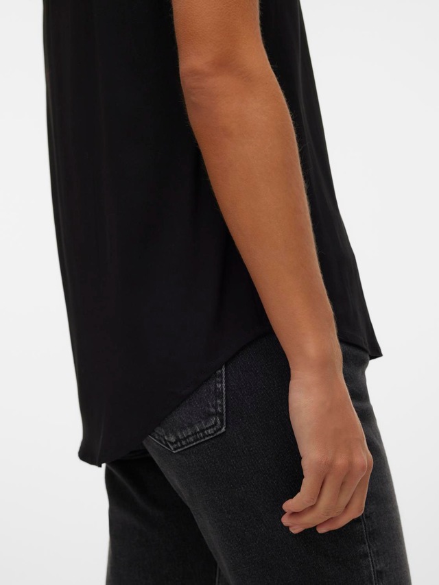Vero Moda Blusenshirt »VMBELLA SS TOP WVN GA NOOS«