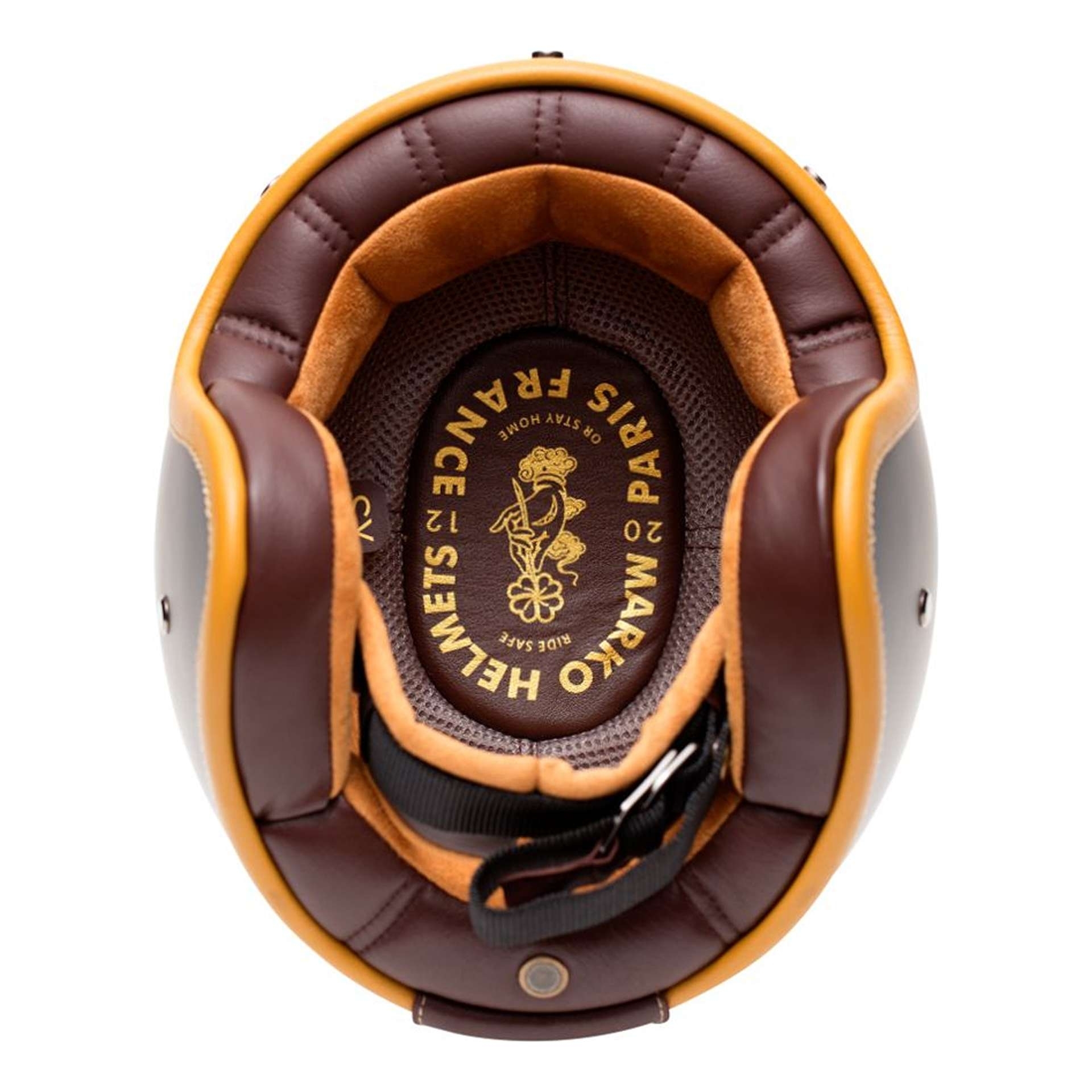 Marko - Casque The Classic - 22.06 Titanium mat / Marron