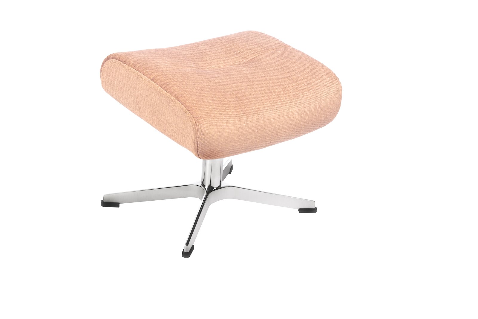 Air krakk I tekstil Evita 1373-14 Salmon, standard svingfot alu. Skrog helkledd