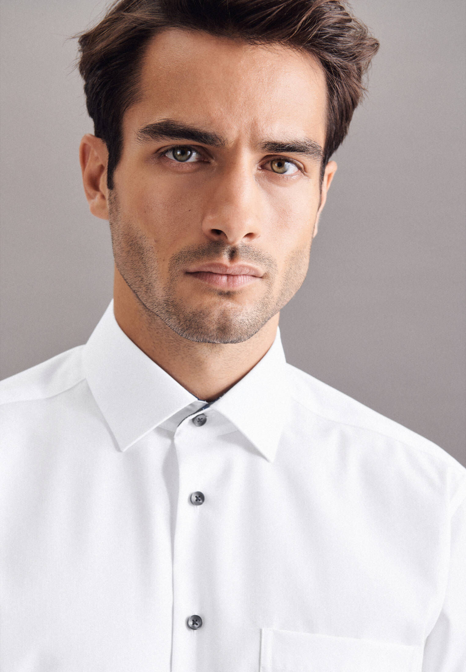 Seidensticker| Herren Hemd Modern Fit Langarm